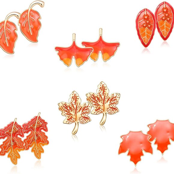 Jewelry - 12 Pairs Colorful Bear Earrings Sweet Gummy Bear Earrings Funny Transparent Cand